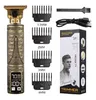 Hair Clipper Electric Razor Men Acier Head Shaver Gold avec USB Styling Tools1121034