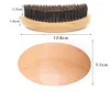 Hårborstar skäggkammar Combs Bristle Wave Brush