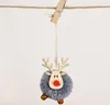 Xmas doll decoration creative felt deer pendant Christmas tree fawn dolls pendants gift Children's holiday gifts Cute little