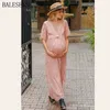 Vit spets moderskapsklänningar för fotografering Summer V Neck graviditet baby shower Klänning gravida kvinnor fotograferingsklänningar
