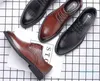 Zapatos de cuero para hombres, zapatos de vestir de negocios de cuero, zapatos británicos para hombres, zapatos casuales de cuero para hombres de primavera y verano