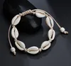 Trendy Handmade Sea Shell charm Bracelets For Women Bohemian beach Seashell String Rope chains Fashion Boho Jewelry Wholesale