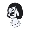 ヴィンテージパンクスタイルリップスクロックメタルカワイイエナメルピンバッジボタンブローチシャツデニムジャケットバッグ女性用装飾的なブローチME8278614