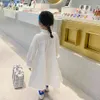 女の子のためのドレスは女の子の白いドレス春の秋のパーティードレスチャイルドカジュアルスタイルの女の子服210412