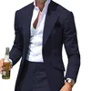 2020 Laatste Design Mens Diner Pak Bruidegom Tuxedos Groomsmen Bruiloft Past Blazer voor Mannen Trendy Groen (Jas + Pants) Terno X0909