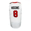 Nikivip Custom Retro Andrew Wiggins #8 Team Canada Basketball Jersey сшит белый красный S-размер S-4xl Любое название номер высочайший качество майки