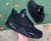 Jumpman 4 buty do koszykówki 4S Black Cat Outdoor Running Woemn Men Trenerers Sport Sneaker