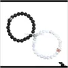 Other Drop Delivery 2021 Attractive Couple Mens Bracelets Womens Jewelry Valentines Day Accessories W8Sri