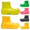 Gai Gai Gai Top Boots Womens Candy Solid Colors Pink Triple Black Bule Pistachio Frost Red Red Platfor