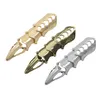 Cosplay DIY Halloween Decoratie Feestartikelen Knuckle Metal Full Finger Ring DHL gratis levering