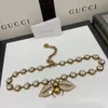 Designer high quality new diamond bee necklace alloy trend, fashion temperament, necklace earrings