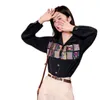 Весенняя мода тенденция женская рубашка рубашка девичная блузка дизайн смысл нише ретро Гонконг аромат вышивка топ ml773 210506