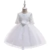2021 Navidad DrBeading Formal elegante vestido de boda PrincDresses flor noche fiesta infantil para niñas ropa para niños X0803