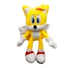 Personagem de desenho animado Super Hedgehog Boneca de pelúcia Peluche De Sonic Stuffed Toy Soft Presente infantil Ouriço personalizado Peluches Stuffeds Toys