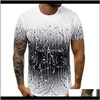 T-shirts T-shirts Klädsel Mens Ankomst Sommar Slim Fit Unik Tryckt Casual Short Fashion Style Round Neck Tees Toppar Drop Deliv Ritsb