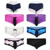 Calcinha feminina sissy lingerie para homens crossdress roupa interior de cintura baixa sexy gay bikini lacework cuecas com protuberância bolsa 268h