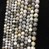 Inteira 100% Natural Dendritic Opal Beads, 6mm 8mm 10mm redondo gema pedra solta contas, branco chrysoprase beads 15.5 "fita completa