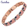 Escalus Classic USA Flagga Kvinnor Magnetiska Armband United States Antika Koppar Män Charm Armband Kedja Smycken Armband