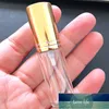 50 pcs 5ml viajar portátil de vidro frasco de frasco de frascos de pulverização de frascos de amostra de contentores vazios atomizador mini garrafas recarregáveis