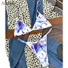 Kobiet Stroje Kąpielowe Sexy Tie Dye Trzy kawałki Z Sarong Bikini Zestaw Swimsuit Kobiety 2021 Lato Kobieta Plaża Brazylia Kostium kąpielowy