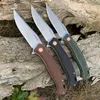 TUNAFIRE GT958 couteau pliant à roulement à billes lame D2 manche Micarta Camping chasse couteau tactique outils