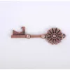 Ouvre-clé Antique Flacon Retro KeyRing Keychain Beige Bottle Openiers Fête Favoris Cadeaux