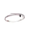 Multilayer Nail Designer Clasp Bracelets Bangle Full Diamond Women's Stainless Steel Bracelet High Quality Jewelry Supply 32Xu 237172