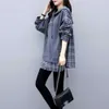 Vrouwen Casual Fake Tweedelige Hoodies Sweatshirts Mode Britse Stijl Fake Plaid Shirt Losse Lente Pullover S21008 210930