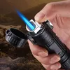 3 Meşaleye 1 Torch Purajı Daha Çakmak Çok Fonksiyonlu Rüzgar Geçirmez Jet Flame Elektrikli Arc Nabız Led Flashlight Creactive91876812915262