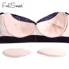 FallSweet Full Coverage Push Up Bras Plus Size Bra with Pad Underwire Lace Beauty Back Brassieres D E Cup 36 to 52 210728