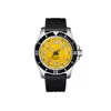 Luxury Brand New Superocean Ceramic Bezel Automatic Mechanical Watch Black Yellow Number Dial Rubber Stainless Steel Sapphire296C