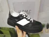 Kvinnors designerskor Italien Ace Sneakers Bee Snake Leather broderade svarta män Chaussures Inlocking Walking Casual Sports Trainers Qdf0