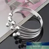 925 Silver Multi Line Bead Open Bransoletki Bransoletki Dla Kobiet Wedding Jewelry Prezenty Cena fabryczna Ekspert Projekt Jakość Najnowszy styl Oryginalny status