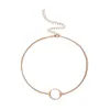 Double Layer Boho Golden Silver-plated Choker Necklace Women Layerd Chocker Necklaces For Women collier collares Necklacees