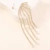 FashionClip على المسمار الظهر أقراط سبيكة القرط اللون الذهبي مجوهرات الأذن الدائري E9477