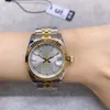 Сталь 2023 ST9 Двухцветный фиолетовый прозвище Diamond Dial 31 -мм автоматические мечеические женские наручные часы Юбилейные ремешки для сапфирового движения женские часы 3s