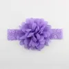 Fasce per fiori in pizzo per bambini Fiore di seta Fasce per capelli elastiche eleganti per bambini Copricapo per bambini Accessori per capelli 14 stile