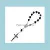 Pearl Vintage Rosary för män kvinnor religiösa smycken många färger wi764 pärlsträngar 2z6ra