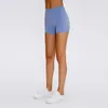 Yoga Kıyafet Çift Taraflı Mat Şort Yüksek Bel Kalça Kaldırma Elastik Slim Fit Koşu Pantolon