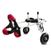 Housses de siège de voiture pour chien, facile à transporter, jambes arrière légères, fauteuil roulant, alliage d'aluminium pour Hind handicapé W0YC