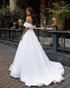 Sexy Plus Size V Neck Beach Bohemian A Line Wedding Dress Bridal Gowns Off Shoulder Boho Sashes Floor Length Backless Bride Dresses Custom