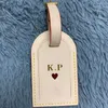 Travel accessories luggage tag personalized custom name initial hot stamping Tag Bag Designer Logo Travel Label high quality custom one colo