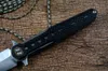 NOC Knife 440C Blade Spear Point Handle Outdoor Camping Caccia Coltello tascabile G10 Fibra di carbonio Strumenti EDC Cartelle Collezione Regalo DG12