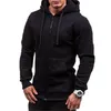 Mäns Hoodies Sweatshirts Bomull Hoodie Casual Half Dome Full Zip Hooded Sweatshirt Kläder Lounge Wear