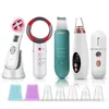 Rubyonly EMS Radio Frequência RF Remover Pele Ultrassonic Scrubber Scruced Body Slimming Massager Cleaning Face Beauty 210806