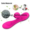 Massagem Poderosa 3 em 1 G-Spot Flap Vibrador para Mulheres Clit Sucker Clitóris Estimulação Sucking Dildo Vibradores Brinquedos Sexuais Bom para Adultos