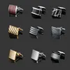 Metalen messing email Cufflinks Casual zakelijk pak shirt tops gouden plating manchet links mouw knop voor mannen mode sieraden wil en sandy