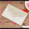 Greeting Cards Event Festive Supplies Home & Garden10 Sets Invitations European Style Romantic Envelopes For Wedding Birthday Business Party
