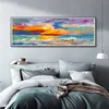 Paisagem abstrata colorida posters e impressões Pinturas de lona Fotos de parede para sala de estar moderna decoração de casa