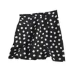 Sommer koreanischer Rock weiblich Vintage Dot Hit Farbe Wellenpunkt Student A-Linie kurz für Damen hohe Taille Tasche Hüfte Trend 210420